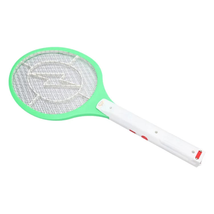 Rechargeable Electronic Mosquito Bat/Racket, Insect Killer - Green - Racket Green